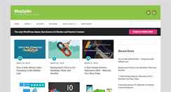 Desktop Screenshot of blogspike.com