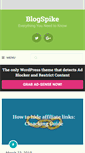 Mobile Screenshot of blogspike.com